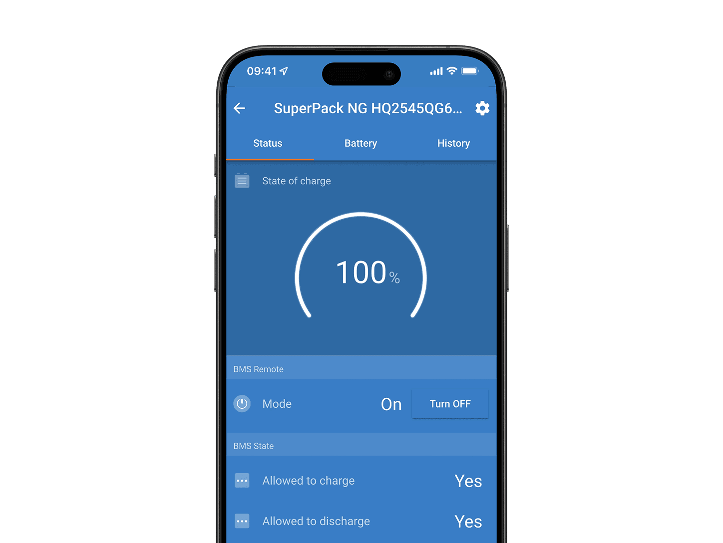 VictronConnect alkalmazás