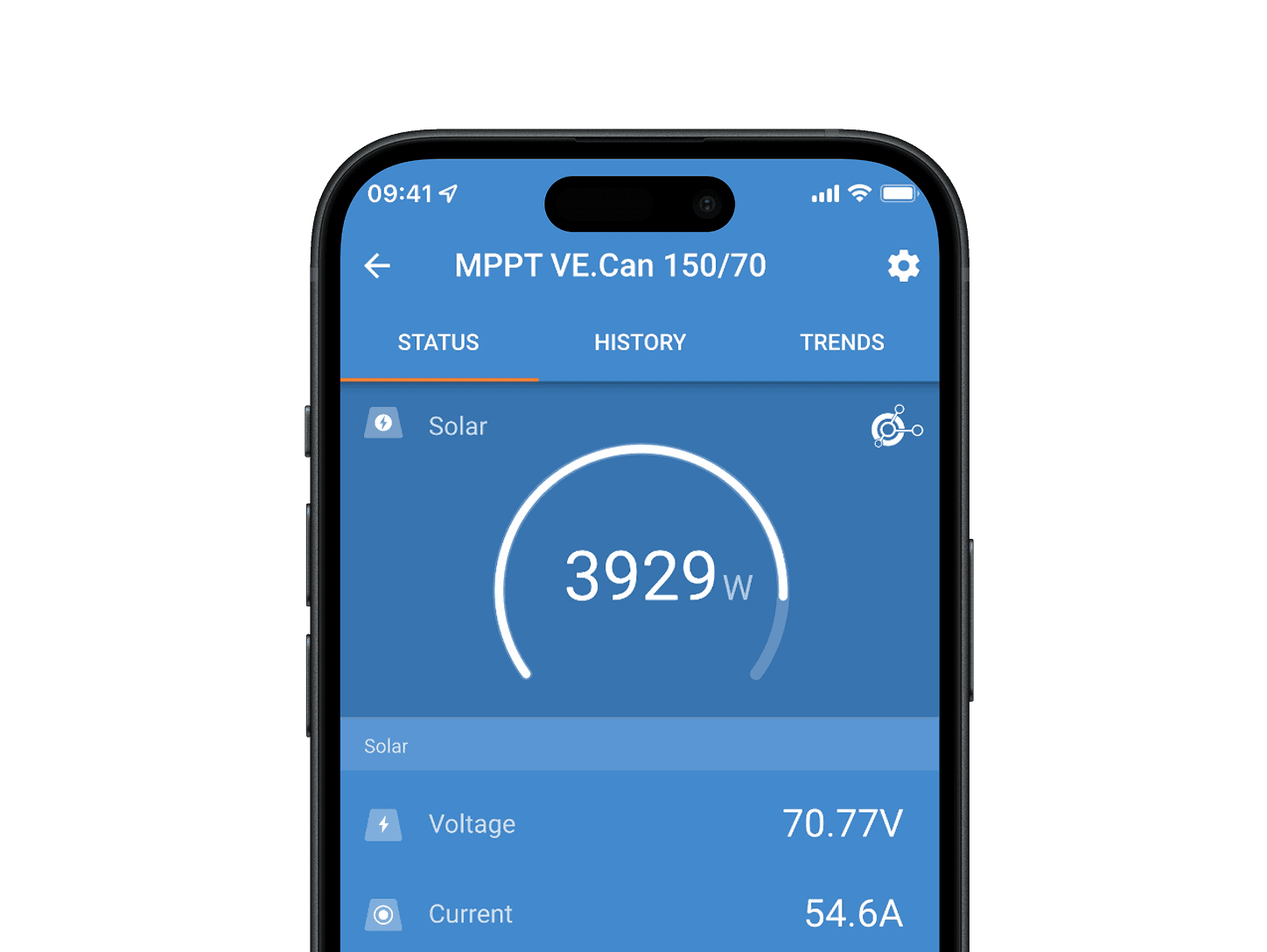 VictronConnect alkalmazás