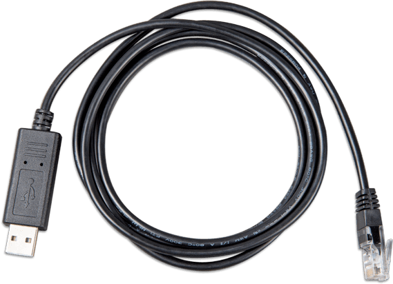 BlueSolar PWM-Pro és USB közötti interfészkábel
