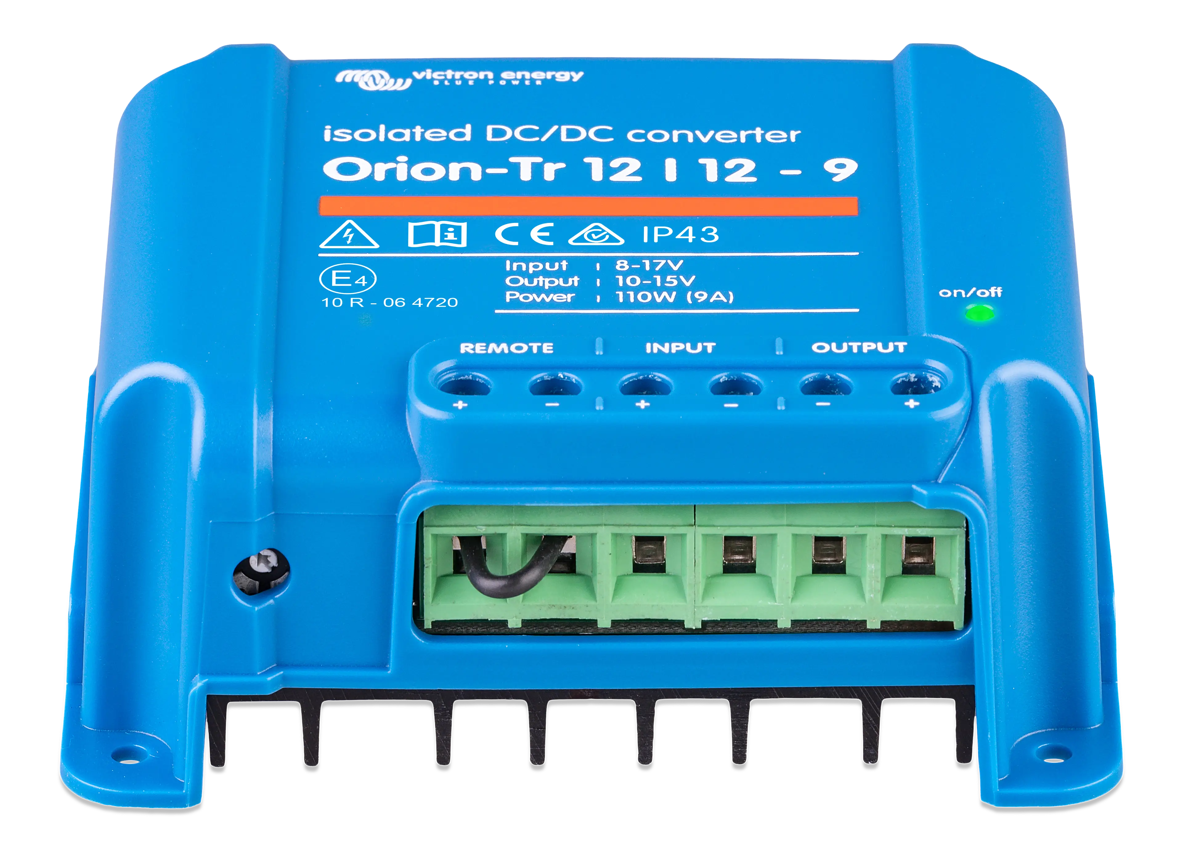 Orion-Tr 12/12-9A (110W) Isolated DC-DC converter (front) thumbnail