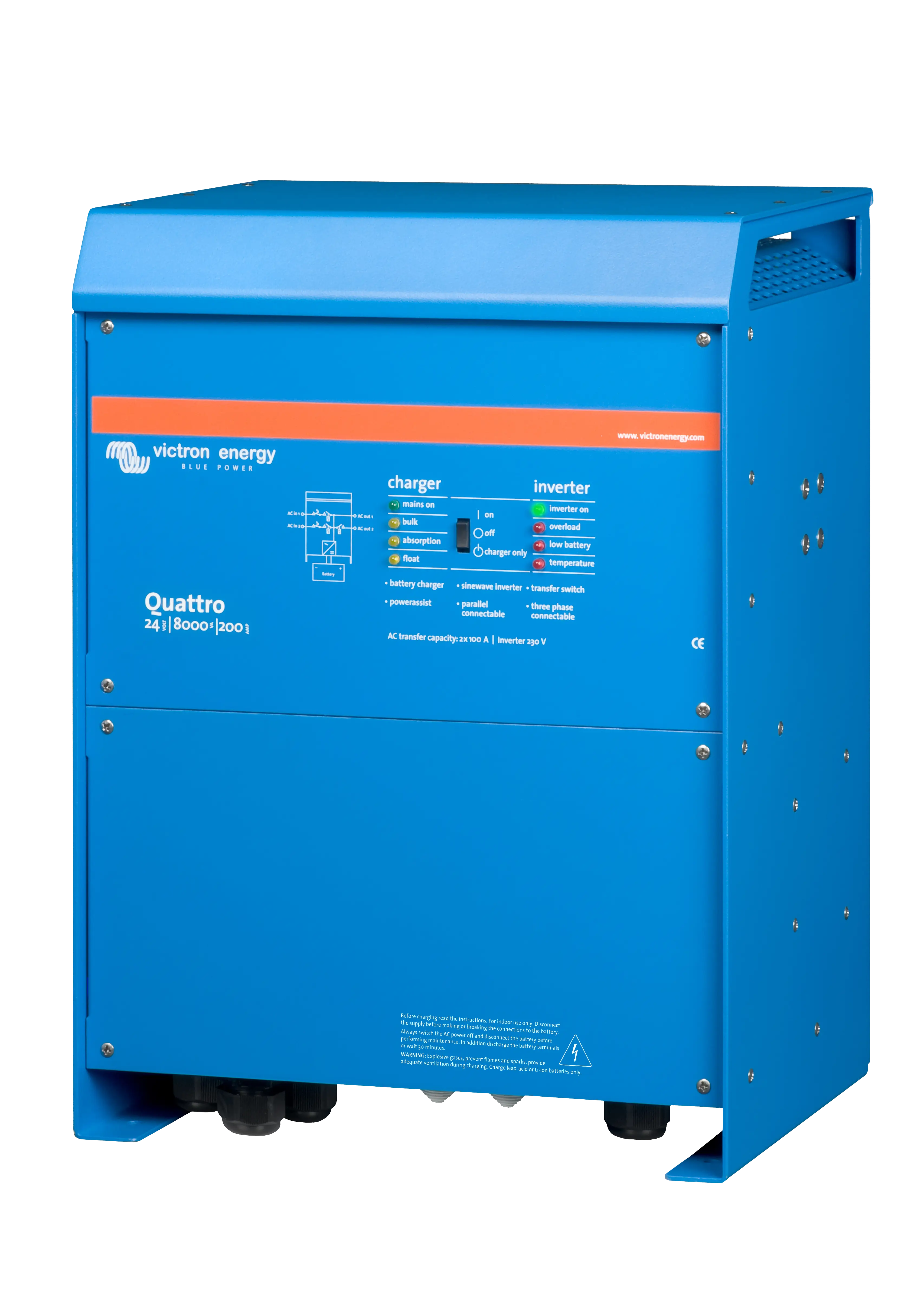 Quattro 24V 8000VA 200A 230V (left) thumbnail