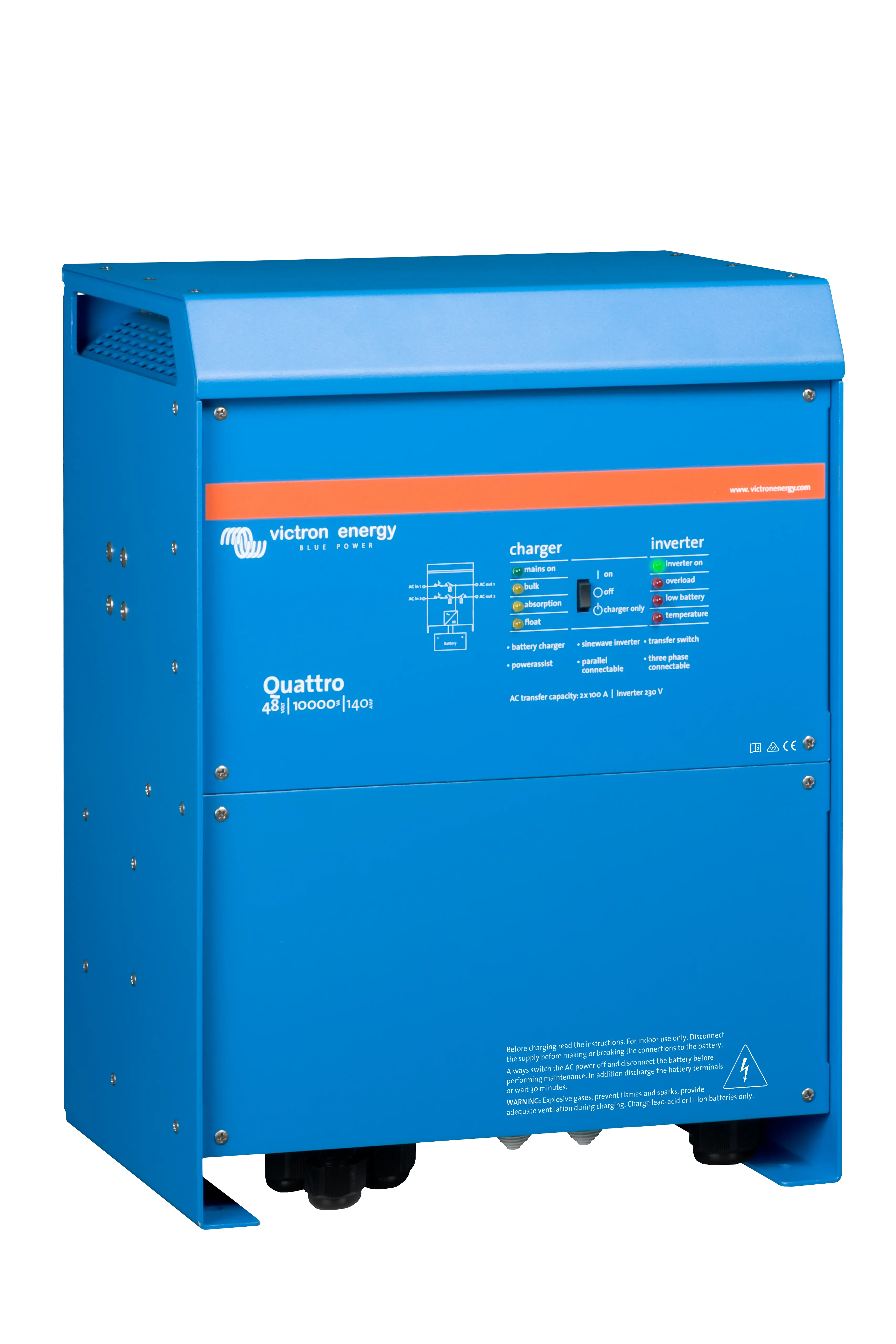 Quattro 48V 10000VA 140A 230V (right) thumbnail