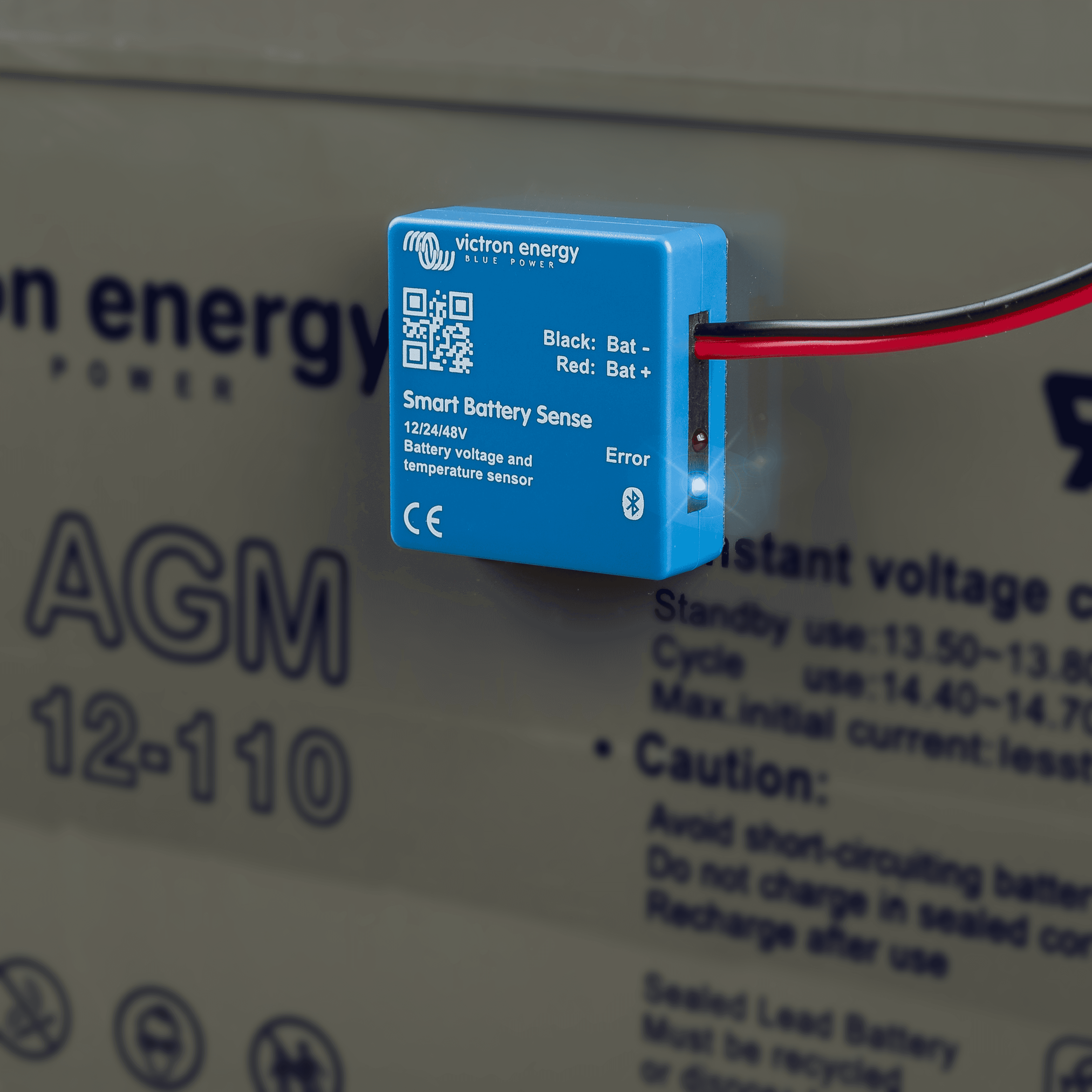 Smart Battery Sense long range (on battery close up) thumbnail